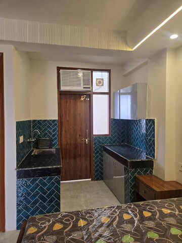 Living Room in 1 RK Builder Floor at Kohli One Malibu Town, Sector 47 – for Rent