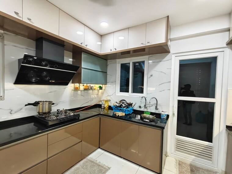 Kitchen, aparna-sarovar 3 Bedroom 2370 Sq.Ft. Apartment In Nallagandla Hyderabad 9727062