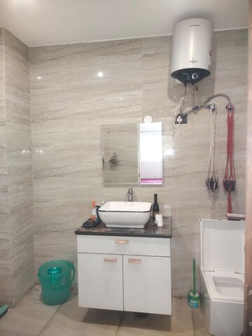 Bathroom in 1 RK Builder Floor at Sushant Lok I – for Rent