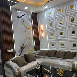 Living Room in 3 BHK Builder Floor at Vipin Garden – for Sale