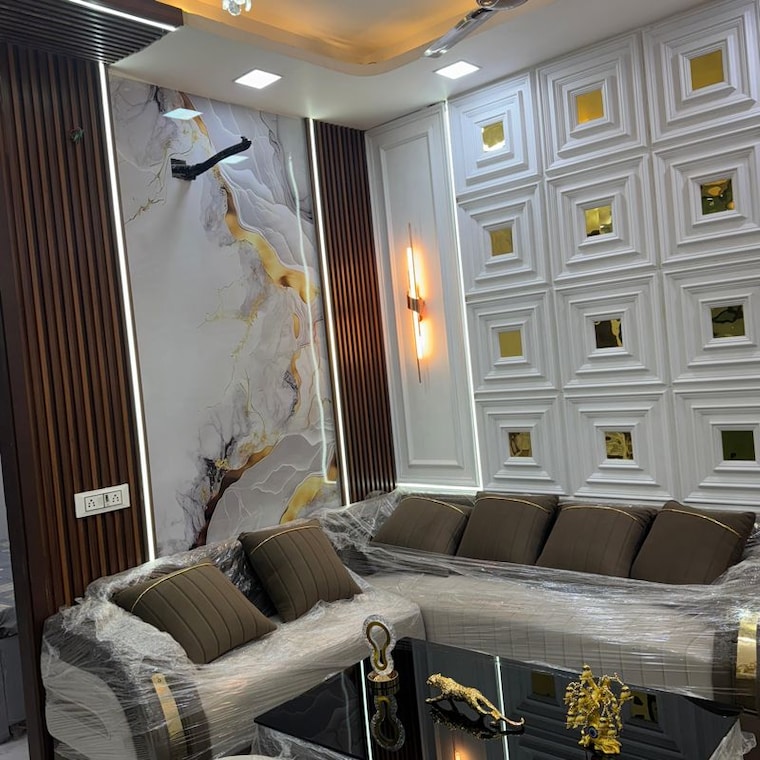 Living Room, vipin garden 3 Bedroom 60 Sq.Yd. Builder Floor In Vipin Garden Delhi 9727201