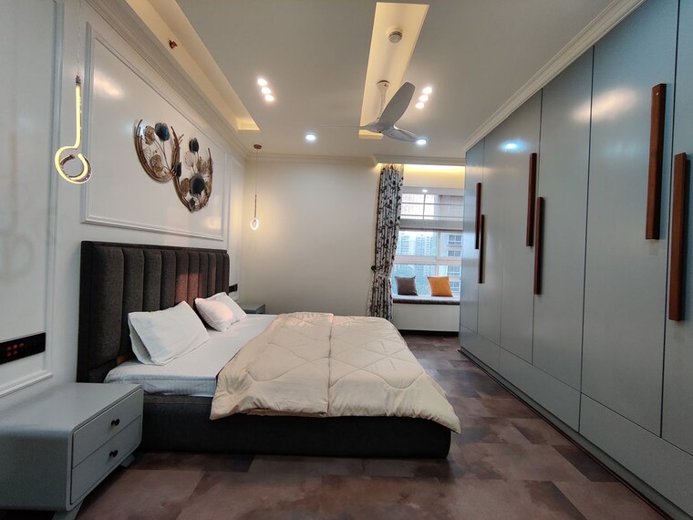Bedroom, bhartiya-nikoo-homes-phase-2 4 Bedroom 2265 Sq.Ft. Apartment In Thanisandra Main Road Bangalore 9727200
