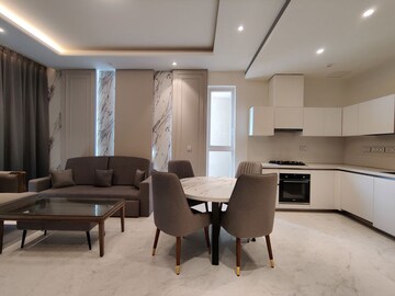 Team Area in 1 BHK Apartment at Bhartiya City Leela Residences, Thanisandra Main Road – for Rent