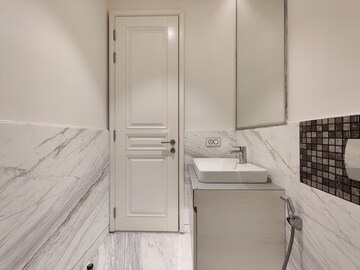 Bathroom in 1 BHK Apartment at Bhartiya City Leela Residences, Thanisandra Main Road – for Rent