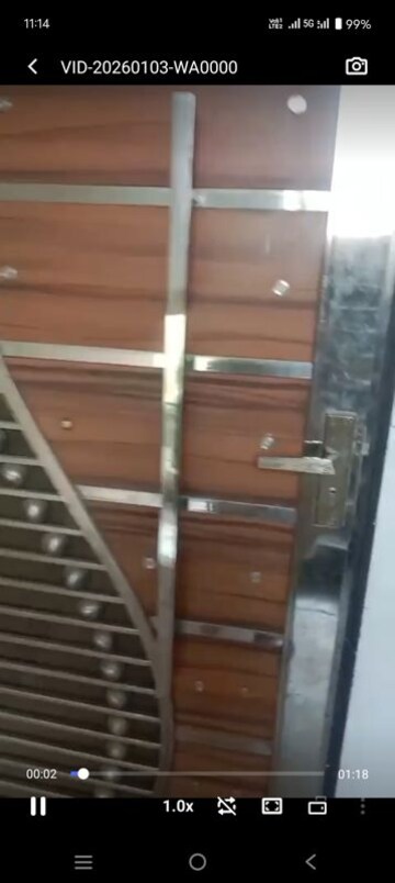 Staircase in 2 BHK Apartment at SCC Sapphire, Raj Nagar Extension – for Rent