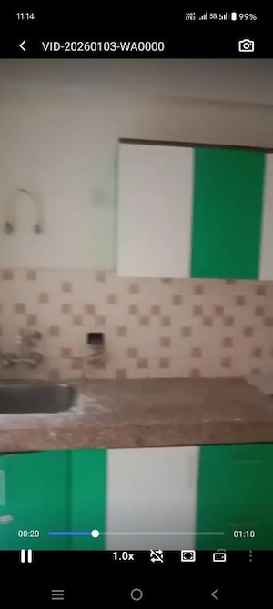 Bathroom in 2 BHK Apartment at SCC Sapphire, Raj Nagar Extension – for Rent
