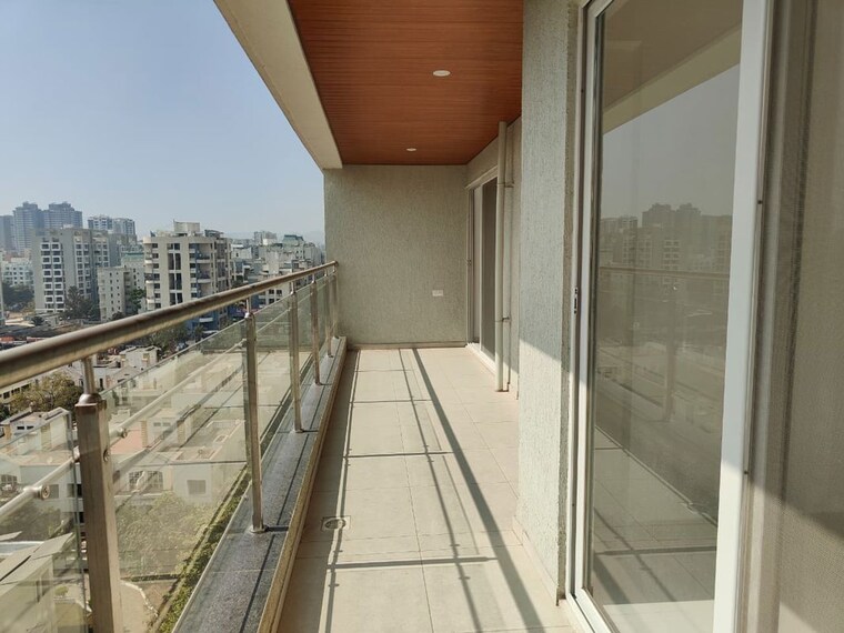 Balcony, millennium-emirus 3 Bedroom 1180 Sq.Ft. Apartment In Wakad Pune 9727239