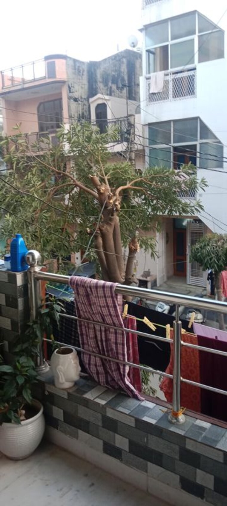 Balcony, niti khand 2 Bedroom 900 Sq.Ft. Builder Floor In Niti Khand Ghaziabad 9727290