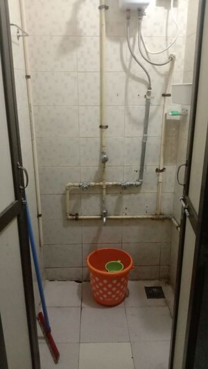 Bathroom in 1 BHK Apartment at Mahalaxmi CHS Worli, Worli – for Rent