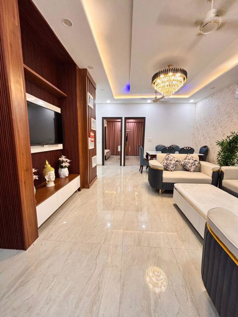 Living Room, vip road 3 Bedroom 1650 Sq.Ft. Apartment In Vip Road Zirakpur 9727509