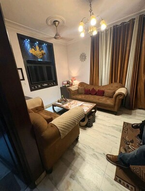 Living Room in 2 BHK Builder Floor at Malviya Nagar – for Rent
