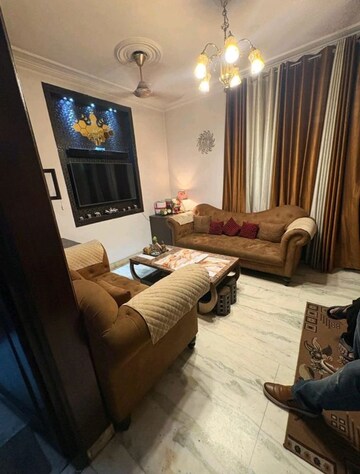 Living Room in 2 BHK Builder Floor at Malviya Nagar – for Rent