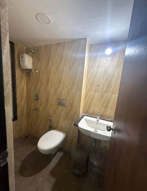 Bathroom in 1 BHK Apartment at Lodha Amara, Kolshet Road – for Rent