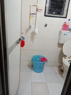Bathroom in 1 RK Apartment at Gokuldham Complex, Goregaon East – for Rent