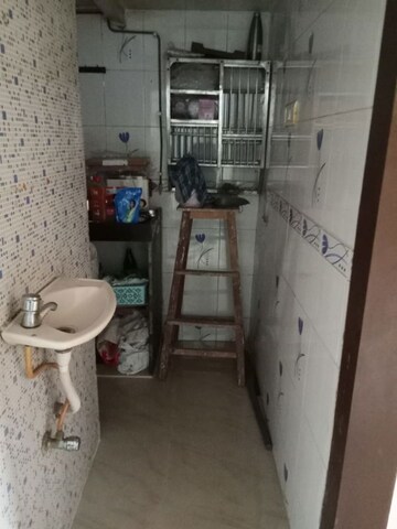 Bathroom in 1 RK Apartment at Gokuldham Complex, Goregaon East – for Rent