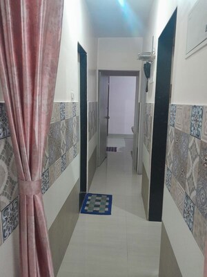 Building Lobby in 2 BHK Apartment at Lodha Luxuria, Majiwada – for Rent