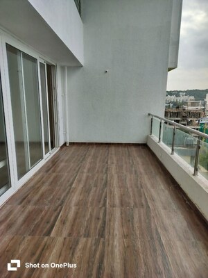 Balcony in 4 BHK Apartment at Ajit Buttepatil Angelle Hills Version T, Bavdhan – for Rent