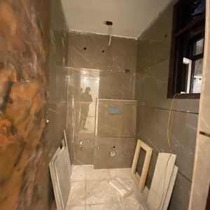 Bathroom in 3 BHK Builder Floor at Chattarpur – for Sale