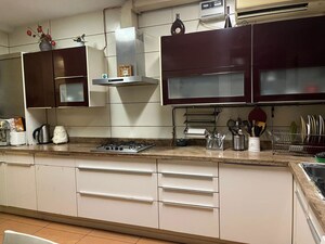 Kitchen in 2 BHK Builder Floor at Greater Kailash – for Rent