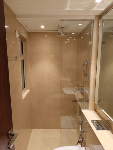 Bathroom in 1 BHK Apartment at Hiranandani Highland, Powai – for Rent