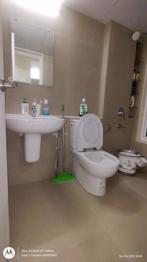 Bathroom in 2 BHK Apartment at Tata Serein, Pokhran Road No Two – for Rent