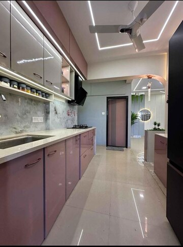 Kitchen in 2 BHK Apartment at Raymond Ten X Habitat, Pokhran Road No Two – for Rent