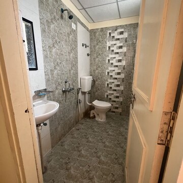 Bathroom in 2 BHK Apartment at Manglam Aadhar, Keshupura – for Rent