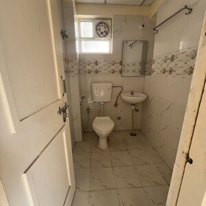 Bathroom in 2 BHK Apartment at Manglam Aadhar, Keshupura – for Rent