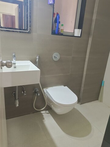 Bathroom in 1 BHK Apartment at Ashar Metro Towers, Vartak Nagar – for Rent