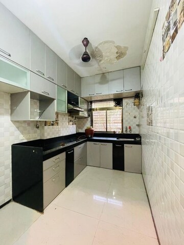 Kitchen in 1.5 BHK Apartment at Sethia Sea View, Goregaon West – for Rent