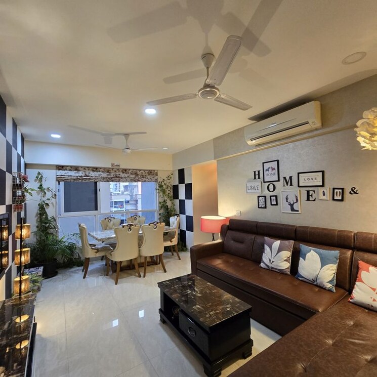 Living Room, supreme-19 2 Bedroom 638 Sq.Ft. Apartment In Lokhandwala Complex Mumbai 9728222