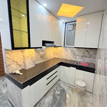 Kitchen in 3 BHK Builder Floor at Khirki Extension – for Rent