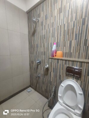 Bathroom in 2 BHK Apartment at Shapoorji Pallonji Vicinia, Powai – for Rent