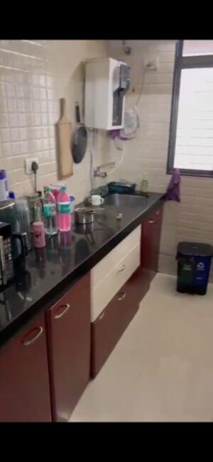 Kitchen in 1.5 BHK Apartment at Sethia Sea View, Goregaon West – for Sale