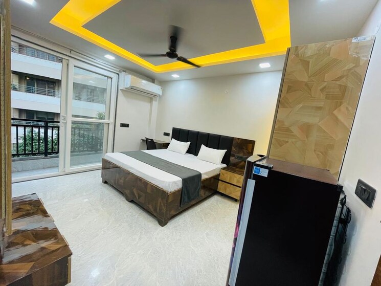 Master Bedroom, sector 55 1 RK 540 Sq.Ft. Builder Floor In Sector 55 Gurgaon 9728295