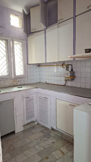 Kitchen in 2 BHK Builder Floor at Rajat Vihar – for Rent