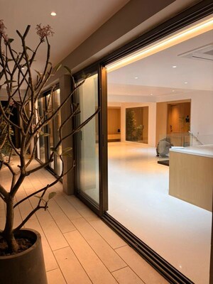 Staircase in 4 BHK Apartment at Arth Crown Palace, Bandra West – for Rent