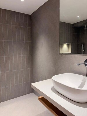 Bathroom in 4 BHK Apartment at Arth Crown Palace, Bandra West – for Rent