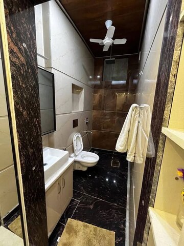 Bathroom in 2 BHK Apartment at Saket – for Rent