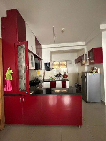 Kitchen in 3 BHK Apartment at Mantri Group Celestia, Gachibowli – for Rent