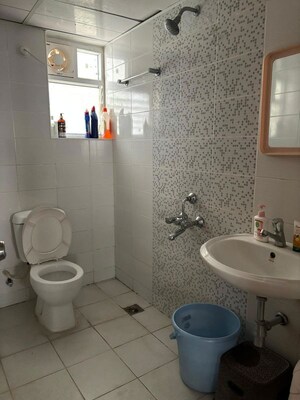 Bathroom in 3 BHK Apartment at Mantri Group Celestia, Gachibowli – for Rent