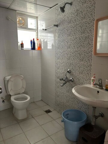 Bathroom in 3 BHK Apartment at Mantri Group Celestia, Gachibowli – for Rent