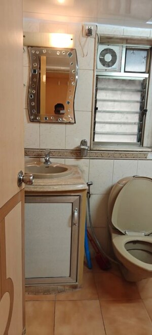 Bathroom in 2 BHK Apartment at Shubh Apartments, Worli – for Rent