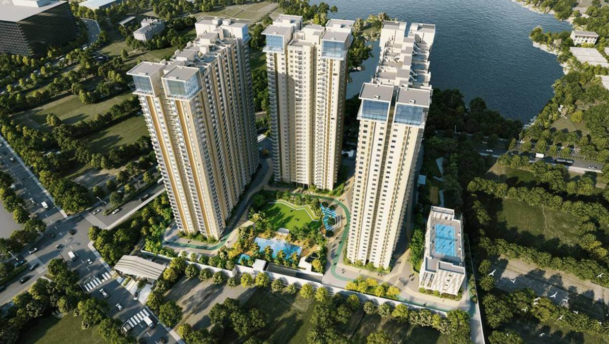 3 BHK 1950 Sq.Ft. Apartment in Cybercity West Brook