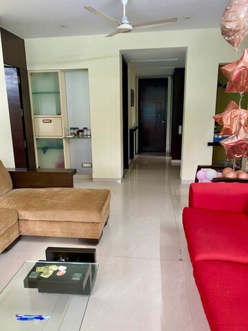 Living Room in 3 BHK Apartment at Vaishali CHS Juhu, Juhu – for Rent