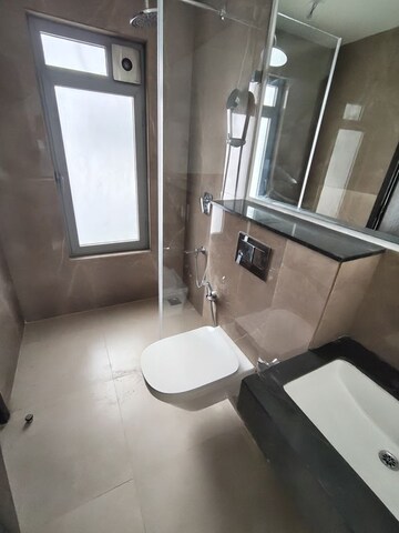 Bathroom in 3 BHK Apartment at Piramal Aranya Arav, Byculla – for Rent