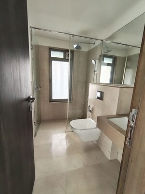 Bathroom in 3 BHK Apartment at Piramal Aranya Arav, Byculla – for Rent