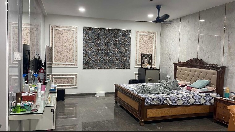 Bedroom, lansum-etania 4 Bedroom 4085 Sq.Ft. Apartment In Gachibowli Hyderabad 9728626