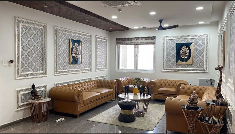 Living Room, lansum-etania 4 Bedroom 4085 Sq.Ft. Apartment In Gachibowli Hyderabad 9728626
