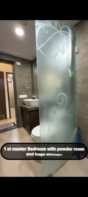 Bathroom in 3 BHK Apartment at Heranadani Meadows Gemini, Ghodbunder Road – for Sale